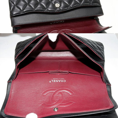 Chanel Handbag Chain Shoulder Bag Matelasse 25 Classic Handbag Lambskin Black