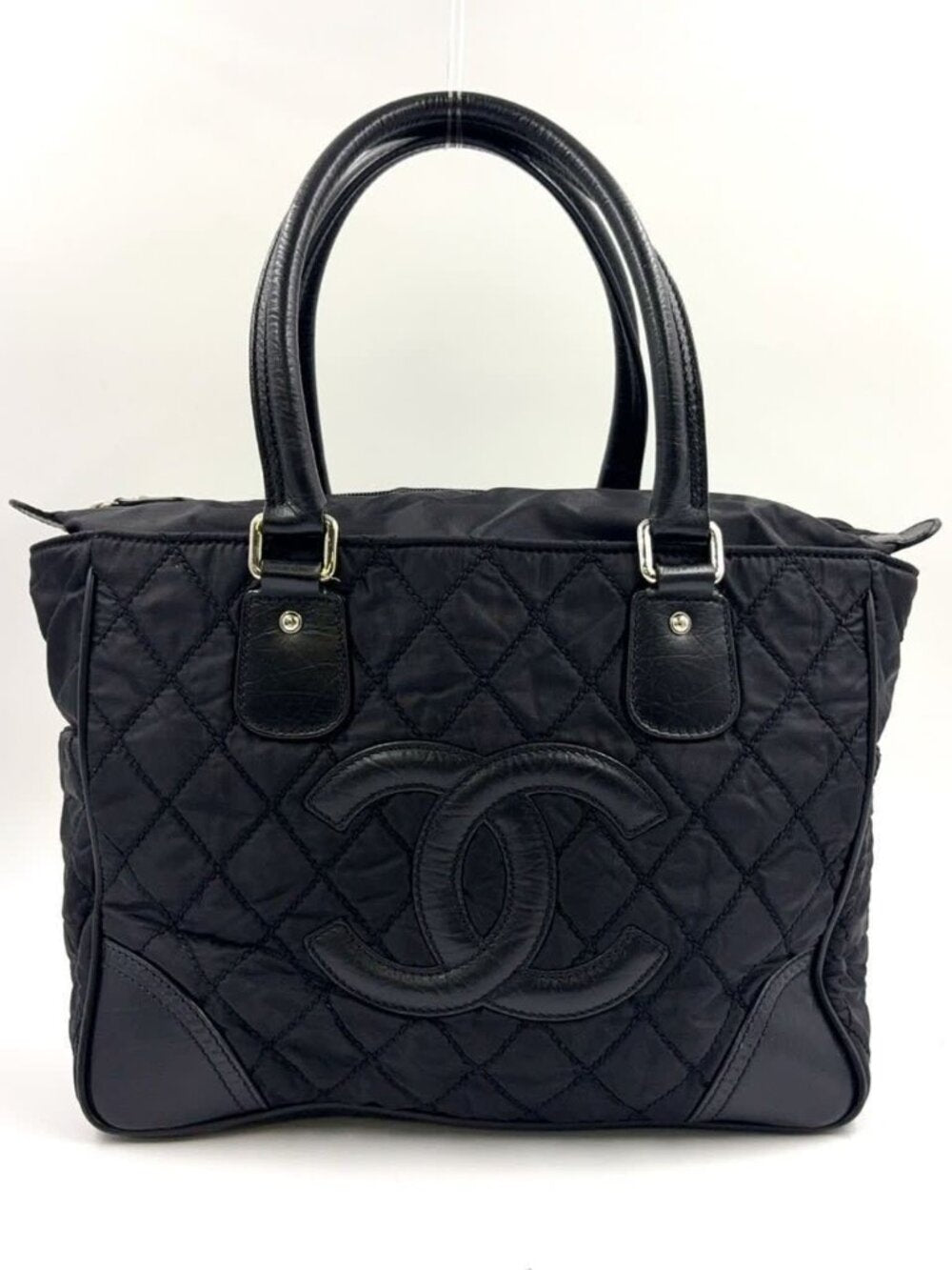 Chanel CC Large Executive Tote Paris New York Calfskin Shoulder Bag