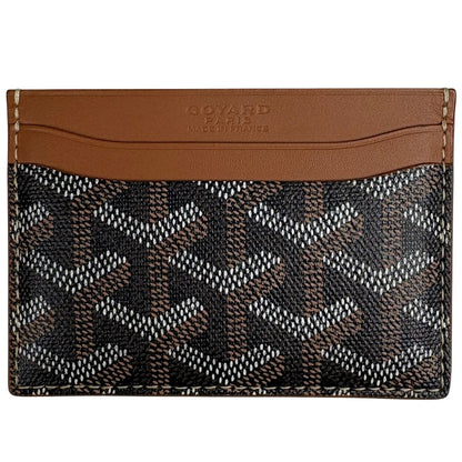 Goyard Logo Card Case Set Era Brown