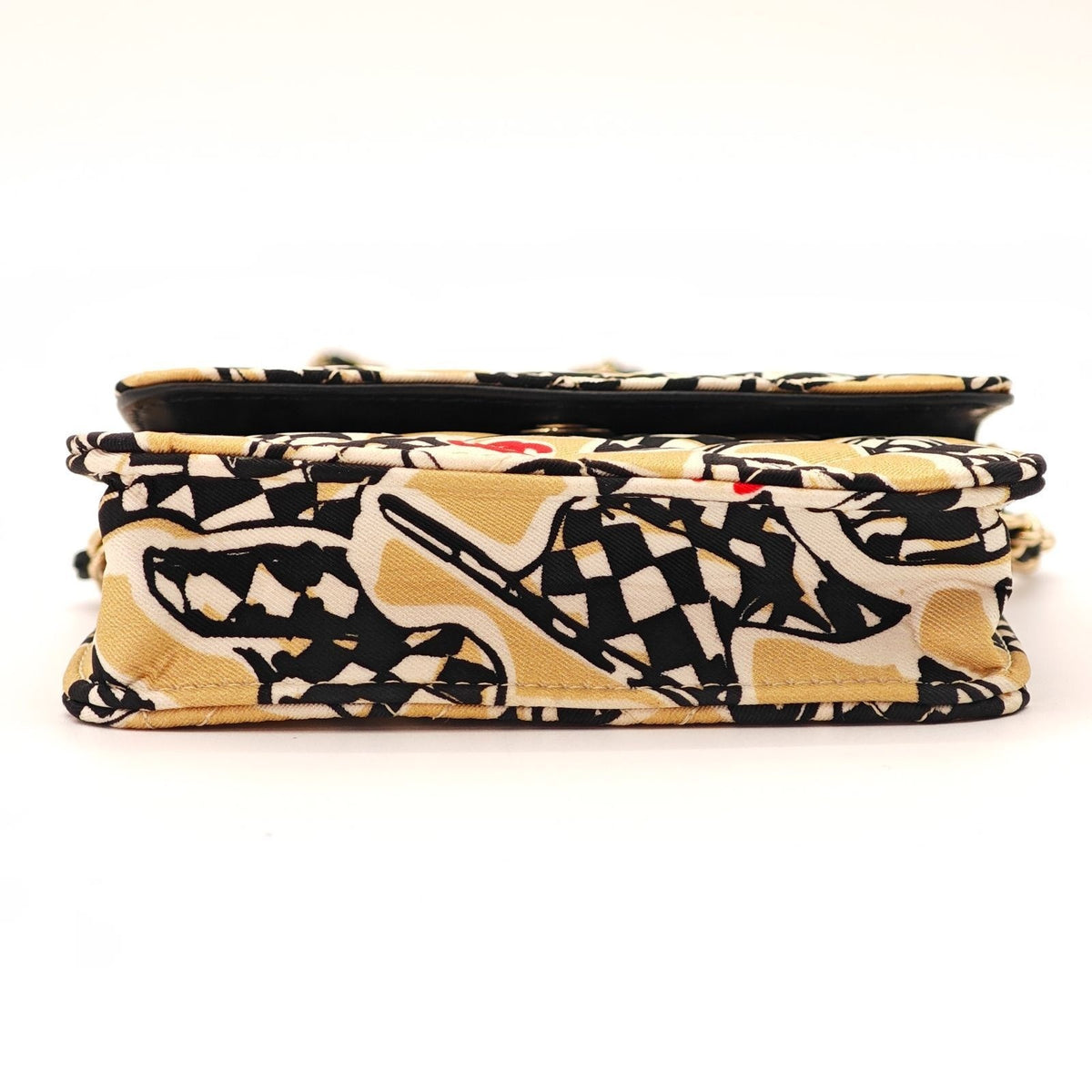 Chanel Mini Chain Shoulder Bag Pattern Beige — view 6