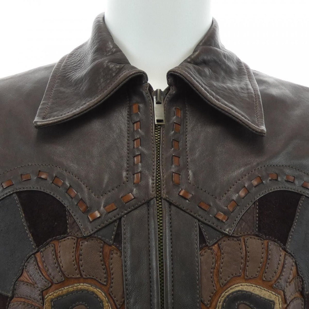Gucci Xm117 Leather Jacket Vintage — view 5
