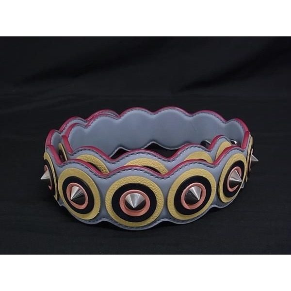Fendi Strap You Leather Studded Bag Shoulder Gray Multicolor — view 2