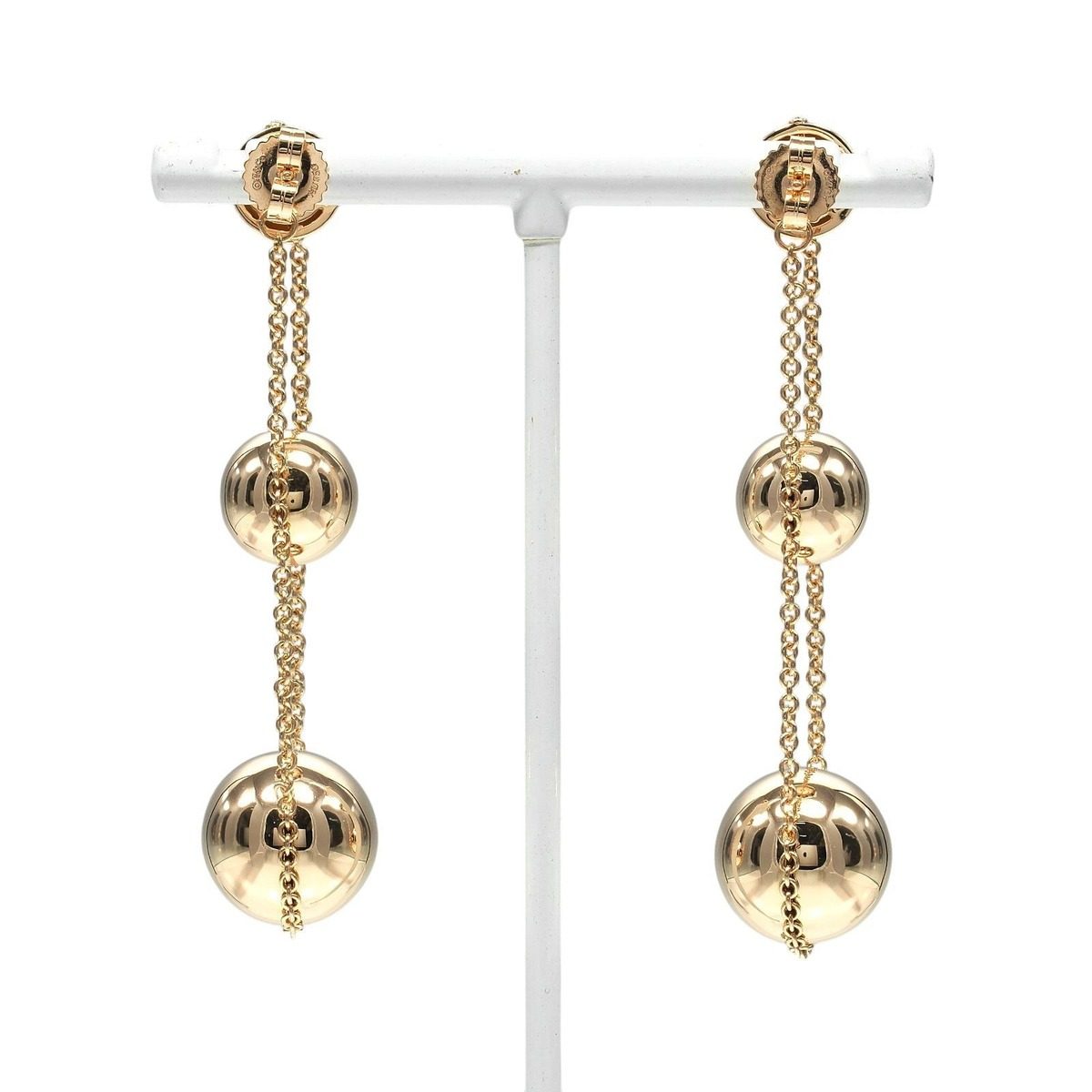 Tiffany & Co Triple Drop Gold Earrings — view 3