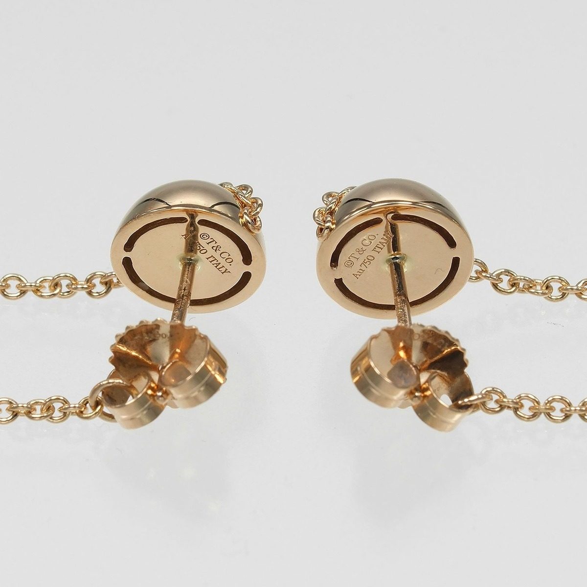 Tiffany & Co Triple Drop Gold Earrings — view 4