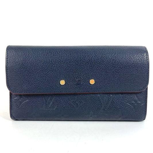 Louis Vuitton Wallet Portefeuille Pont Neuf Monogram Empreinte Leather Marie