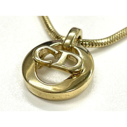 Christian Dior CD Logo Necklace GP — view 2