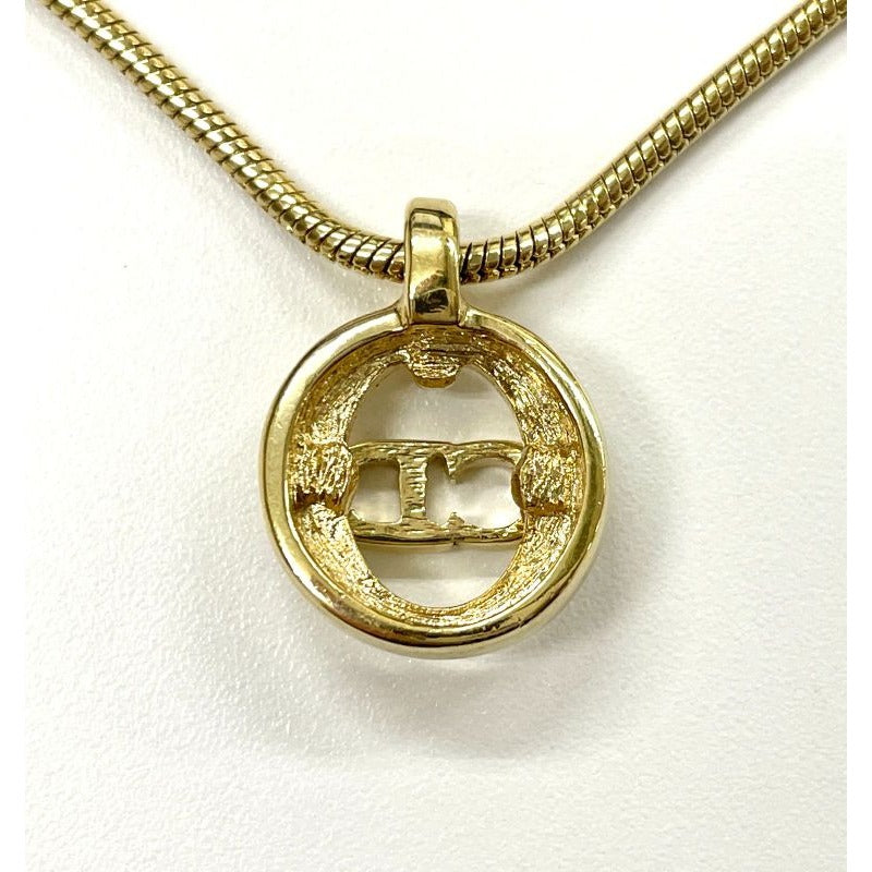 Christian Dior CD Logo Necklace GP — view 5