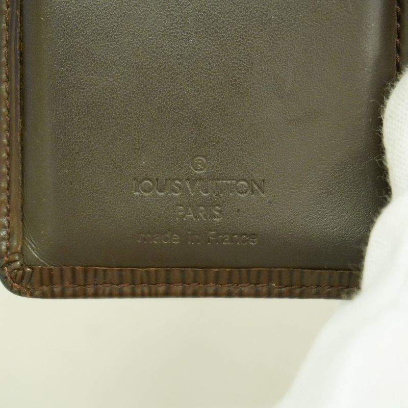 Louis Vuitton Wallet Epi Porte Monnaie Viennois M6324d Mocha Women's