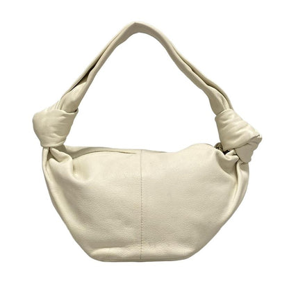Bottega Veneta Handbag Double Knot Ivory Leather