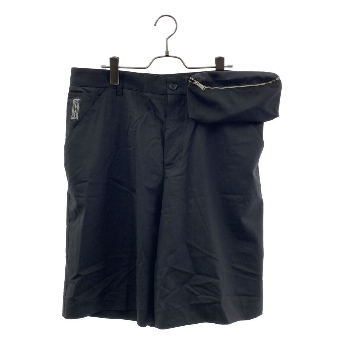 Versace Waist Pouch Shorts 52 Black Pants