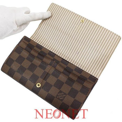 Louis Vuitton 2013 Monogram Line Trunk Round Zipper Long Wallet