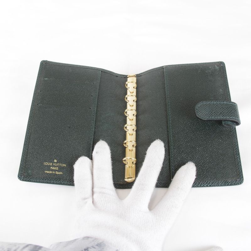 Louis Vuitton R20406/ca0967 LV Taiga Epi Cear Agenda PM Notebook Cabas Leather