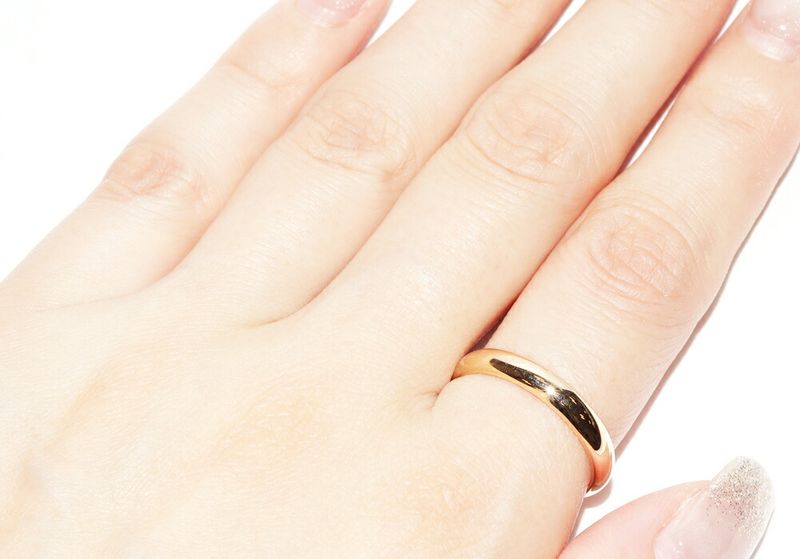 Cartier Ring 18K Yellow Gold Classic Wedding Ring 1895 Wedding Ring Width 35mm