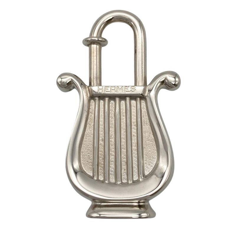 Hermes Harp Motif Cadenas Charm Silver Hardware Annee DE LA Musique 1996