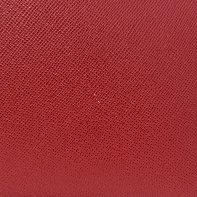 Prada 2 Way Bag Red Fuoco CUIR Bn2775 Excellent Condition