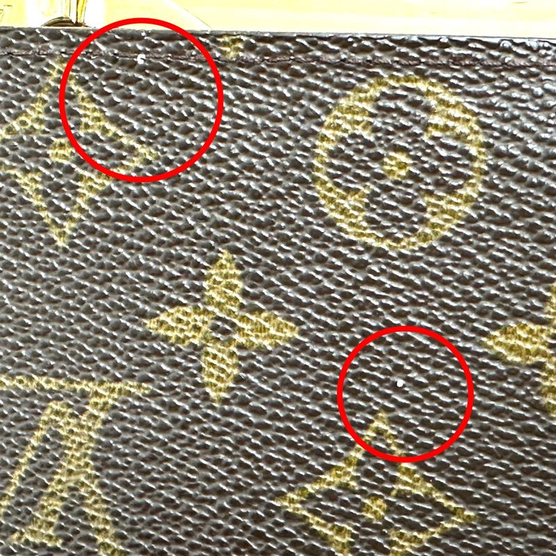 Louis Vuitton M61663 Monogram Wallet With Credit Card Pocket Porte Monet Vieux