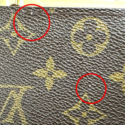 Louis Vuitton M61663 Monogram Wallet With Credit Card Pocket Porte Monet Vieux