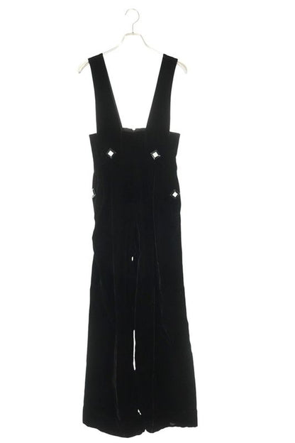 Gucci 725971 Zagn6 Silk Velour Jumpsuit Men's 40