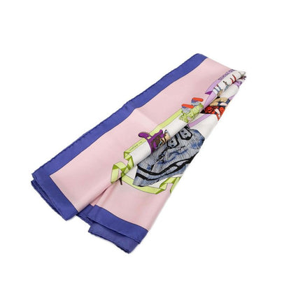 Hermes Hello Dolly Hello Dolly Doll Purple Pink Multicolor Silk Women Hermes