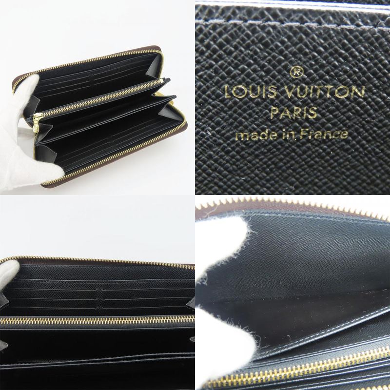 Louis Vuitton Long Wallet Zippy Wallet M69353 Monogram Giant Reverse Brown Gold