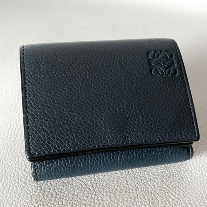Loewe Trifold Wallet Dark Blue