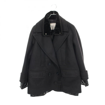 Moncler Down Jacket Emily Wool Nylon Coat