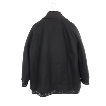 Moncler Down Jacket Emily Wool Nylon Coat — view 2