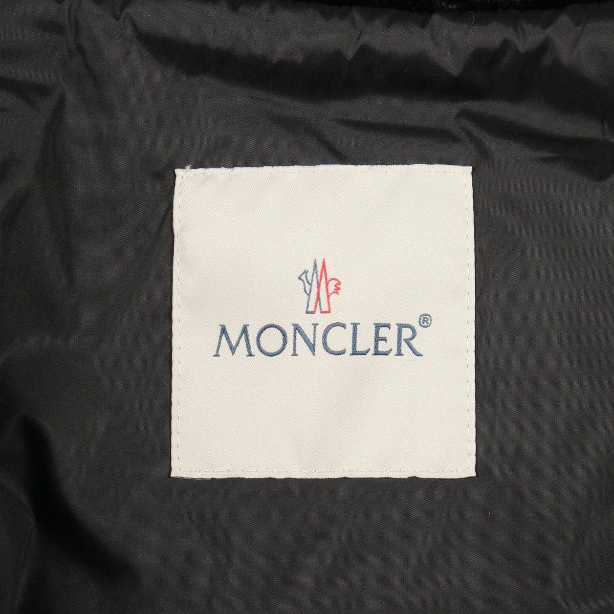 Moncler Down Jacket Emily Wool Nylon Coat — view 3