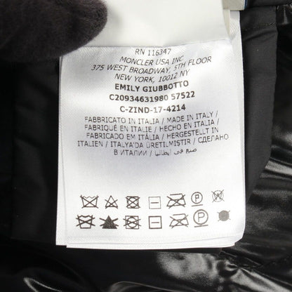 Moncler Down Jacket Emily Wool Nylon Coat — view 5