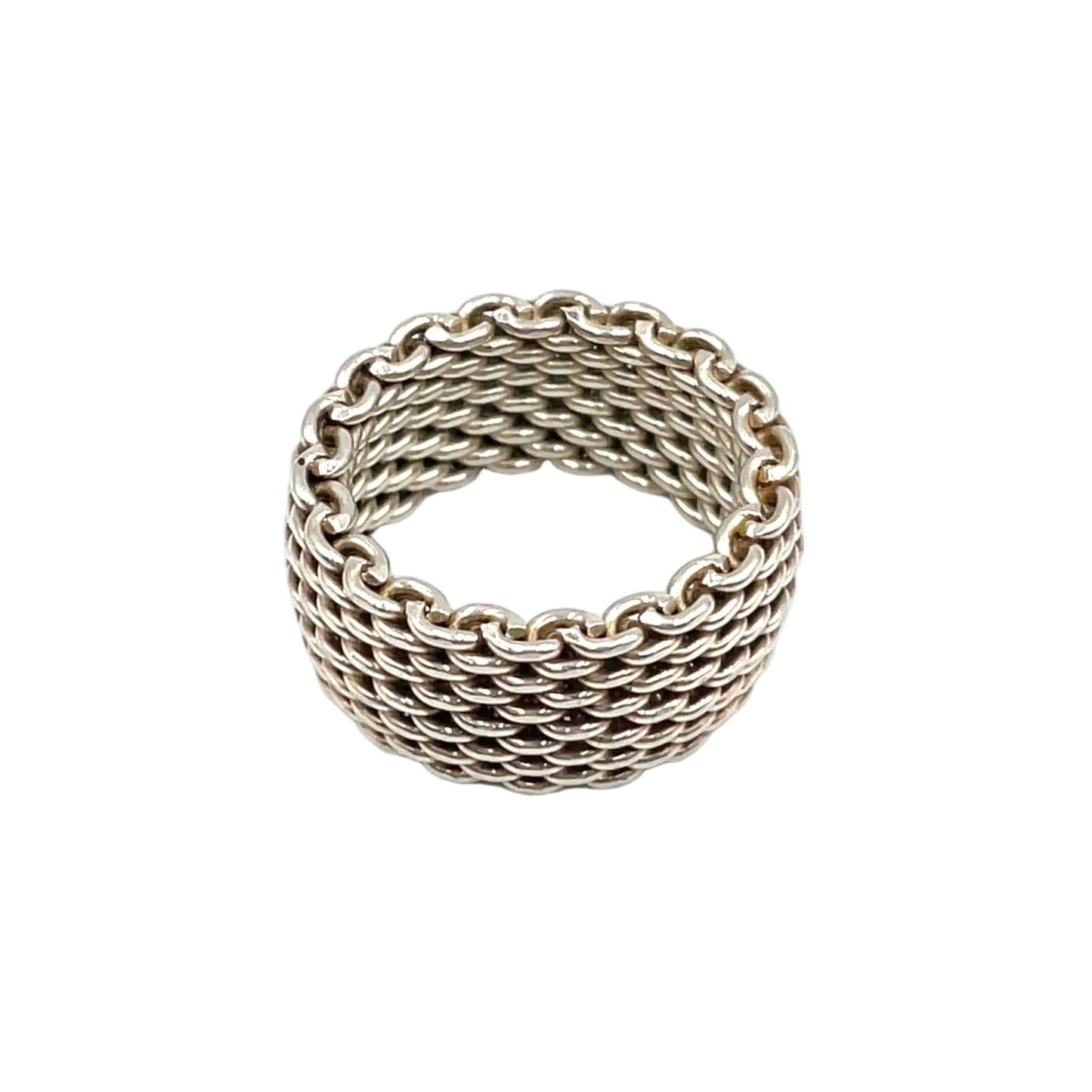 Tiffany & Co Somerset Mesh Silver Ring