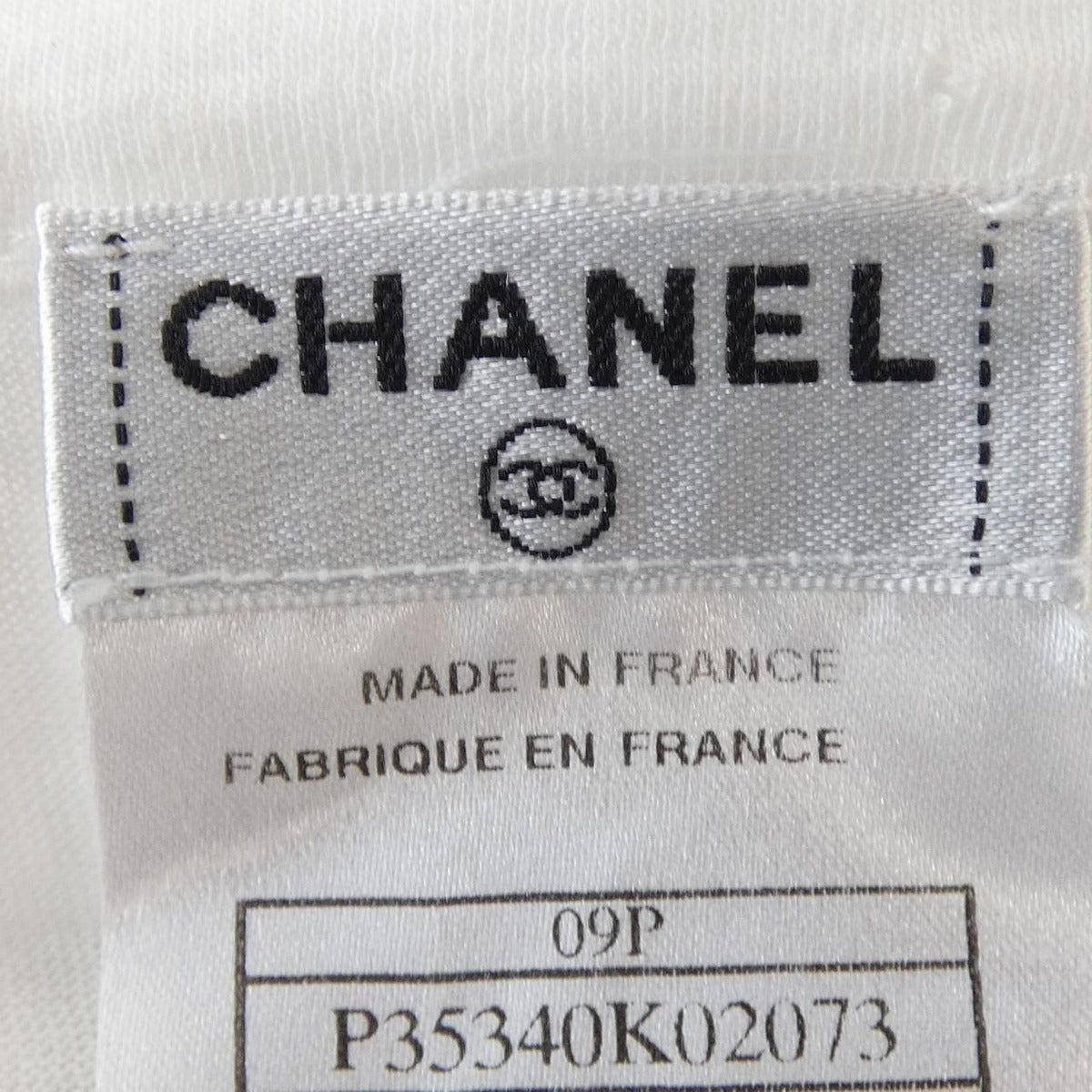 Chanel 09P T-Shirt White 46 Translucency — view 5