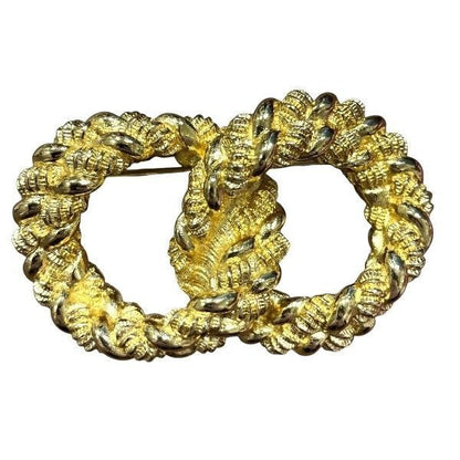 Dior Twin Rope Brooch