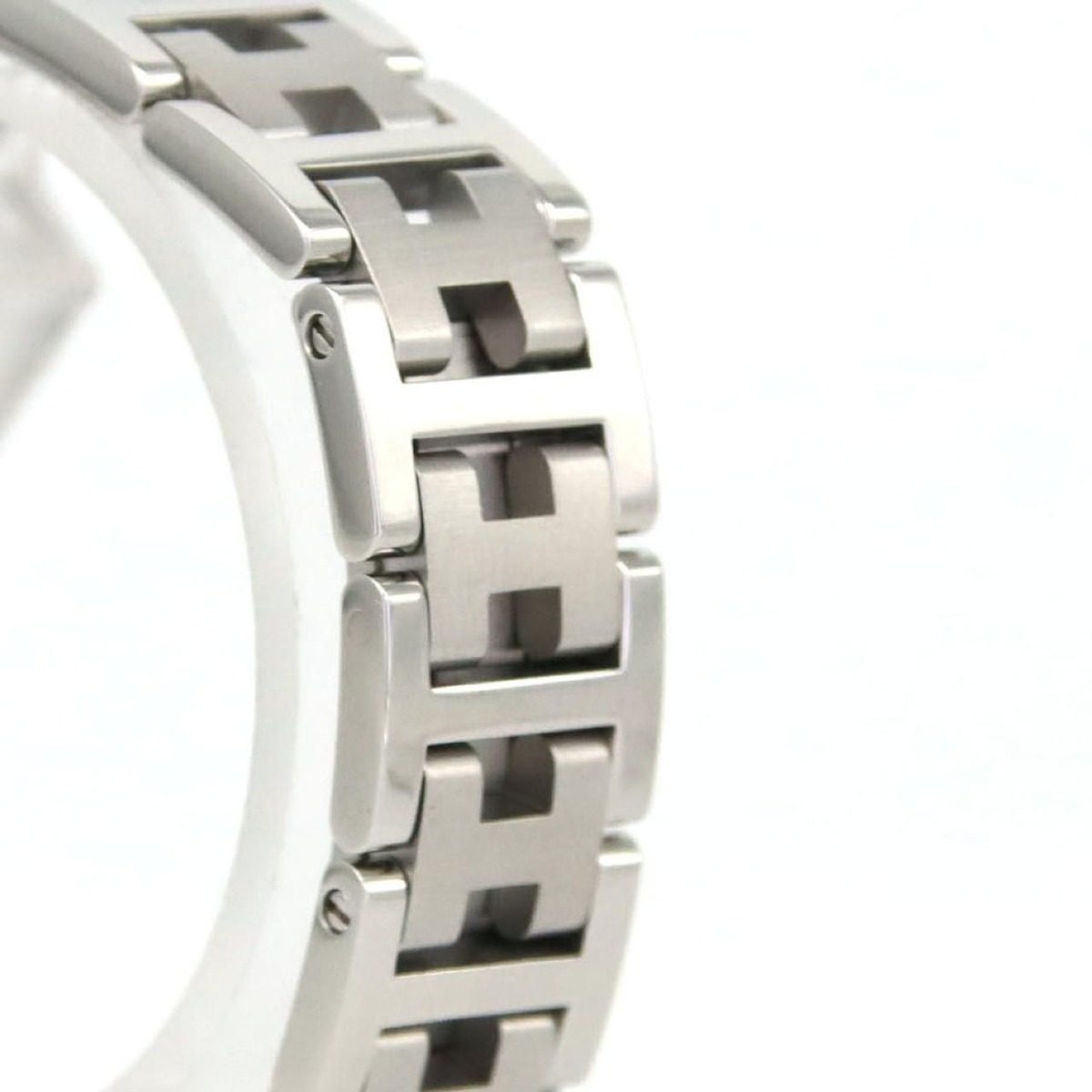Hermes SS Quartz Watch Pink — view 3