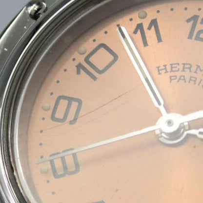 Hermes SS Quartz Watch Pink — view 5