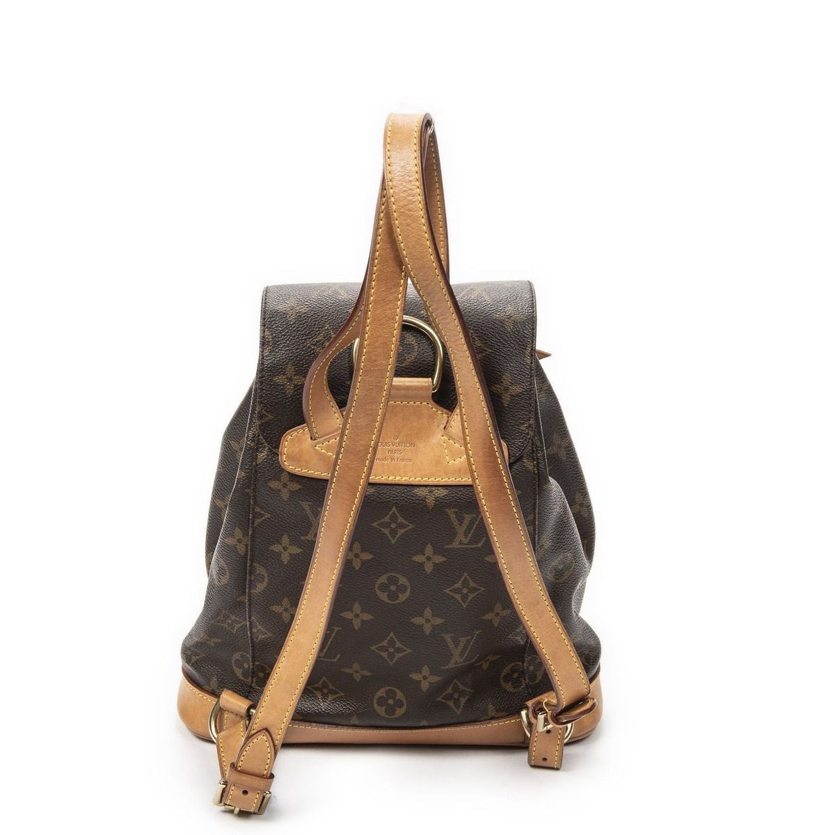 Louis Vuitton Montsouris Brown Monogram Canvas Shoulder Bag — view 5