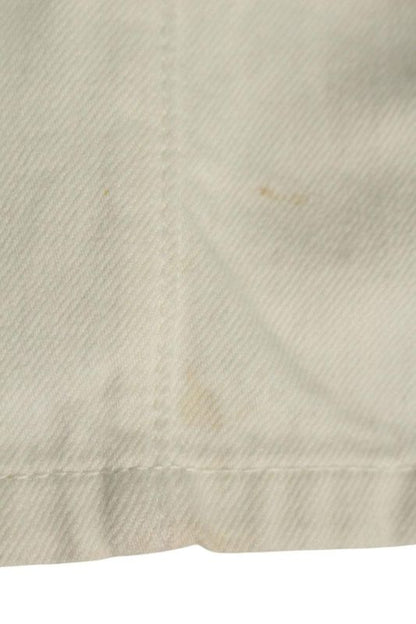 Prada Gfd177 Triangle Logo Plate Denim Mini Skirt Women 36