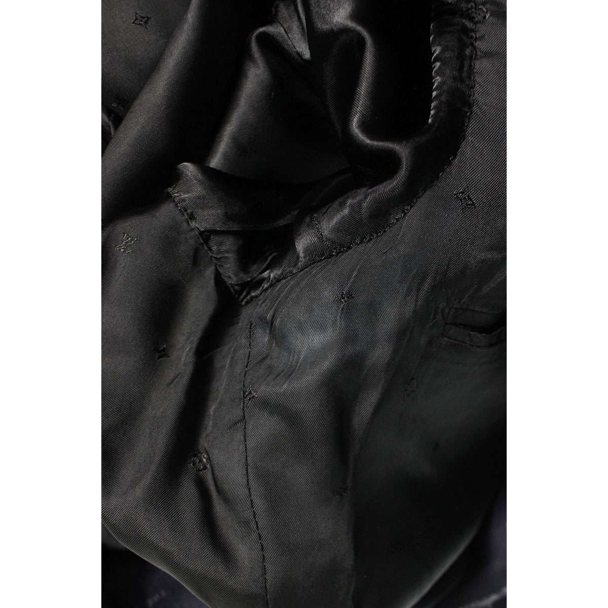 Louis Vuitton Nrk Striped Tailored Jacket 50 Navy — view 3