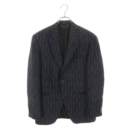 Louis Vuitton Nrk Striped Tailored Jacket 50 Navy