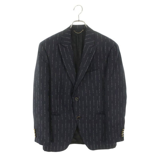 Louis Vuitton Nrk Striped Tailored Jacket 50 Navy