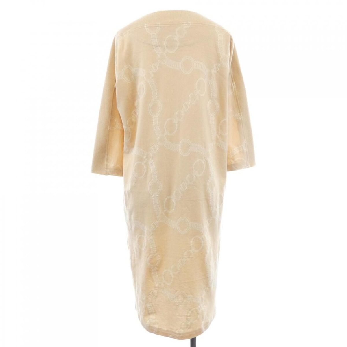 Hermes Cut Dress Beige — view 2