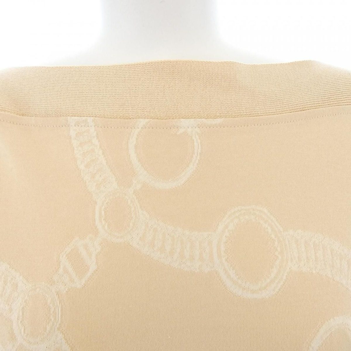 Hermes Cut Dress Beige — view 5