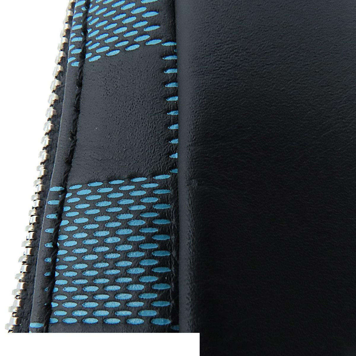 Louis Vuitton Avenue Sling Bag Black Aqua Green Damier Infini — view 7