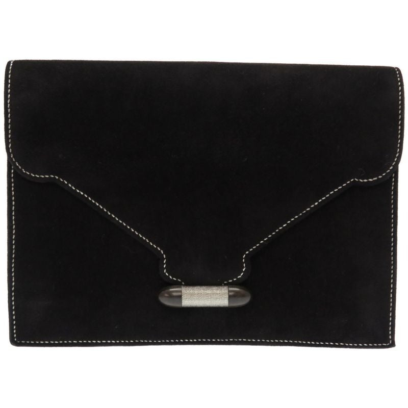 Hermes Navette Silver Stitching Que