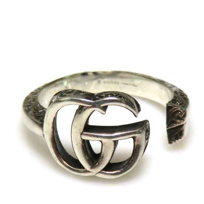 Gucci Interlocking Silver Ring
