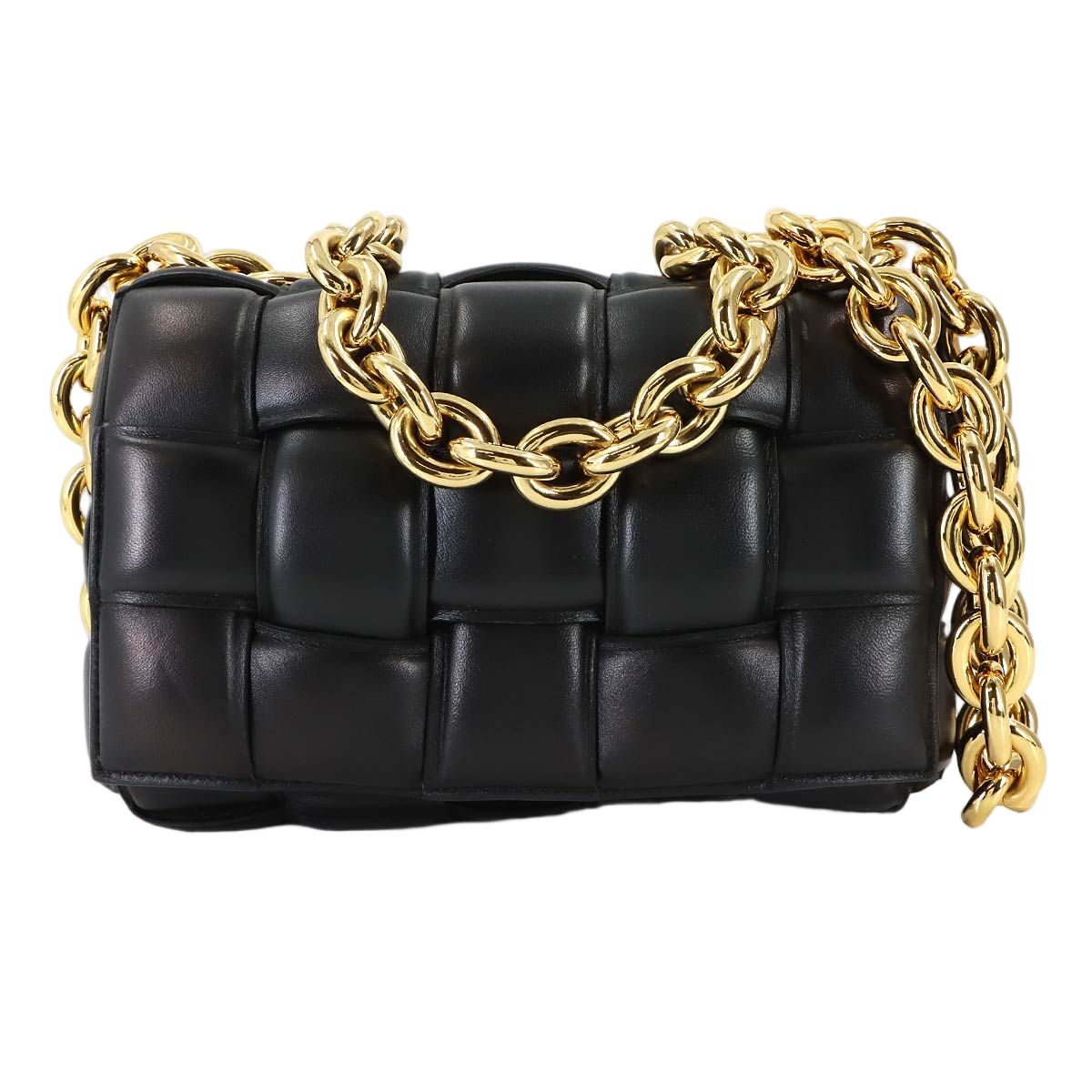 Bottega Veneta Intrecciato Chain Cassette 2-Way Bag Leather
