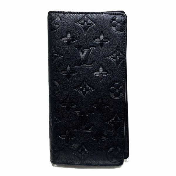 Louis Vuitton Monogram Shadow Portefeuille Plaza M62900 Long Wallet Bifold
