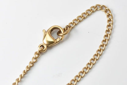 Chanel Bangle Bracelet Coco Mark Studs Gold