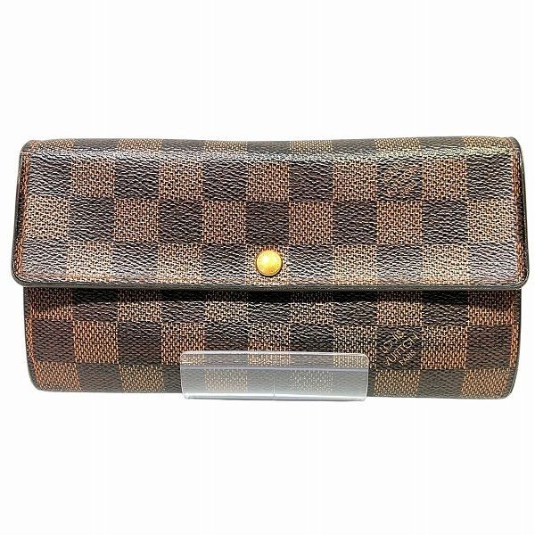 Louis Vuitton Damier Portefeuille Sarah N61734 Long Wallet Unisex