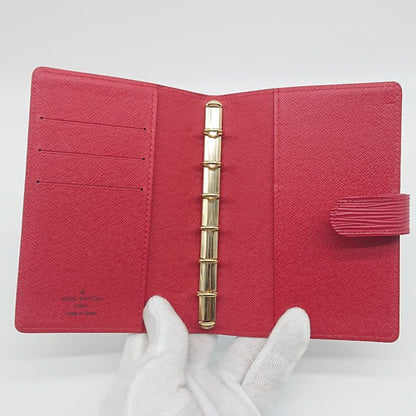 [unused] Louis Vuitton Agenda PM Epi Red Gold