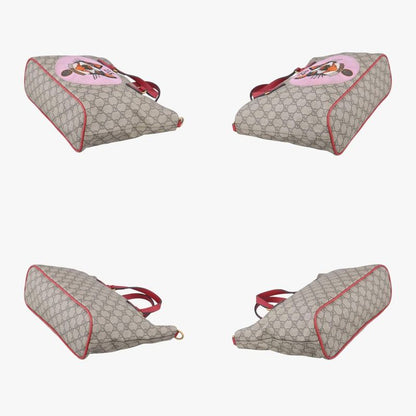 Guccigg Supreme Bosco Patch Beige And Multicolor PVC Coated Canvas 473887